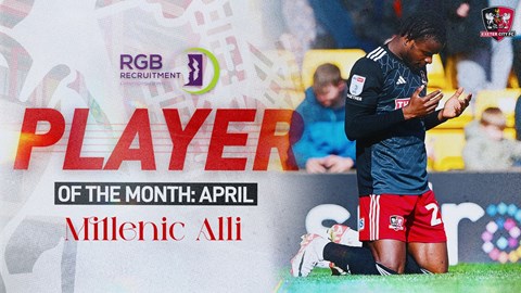 🏆 Millenic Alli named RGB Recruitment Player of the Month for April!