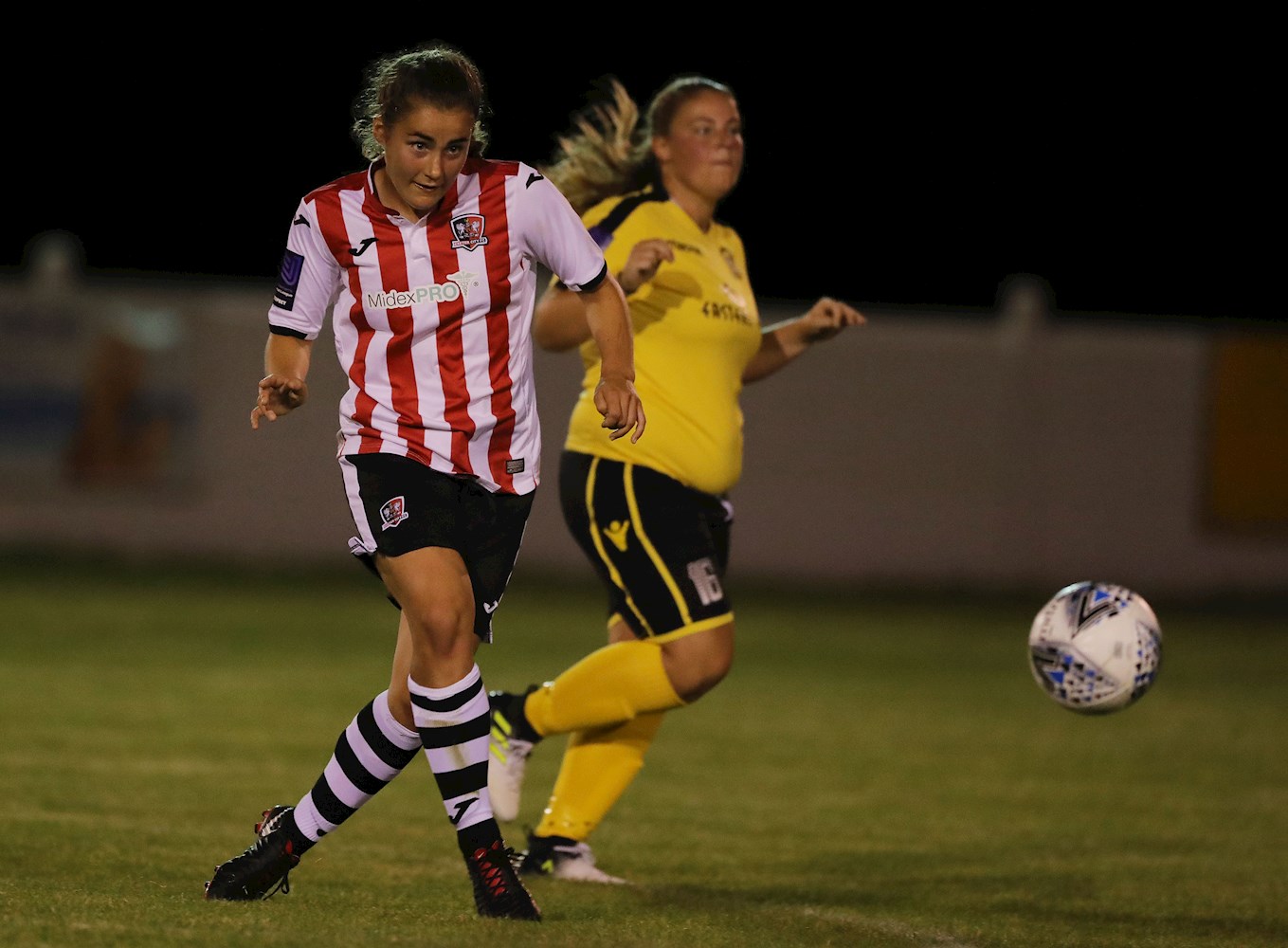 Georgie Barbour in action for the ECFC Women's team.jpg